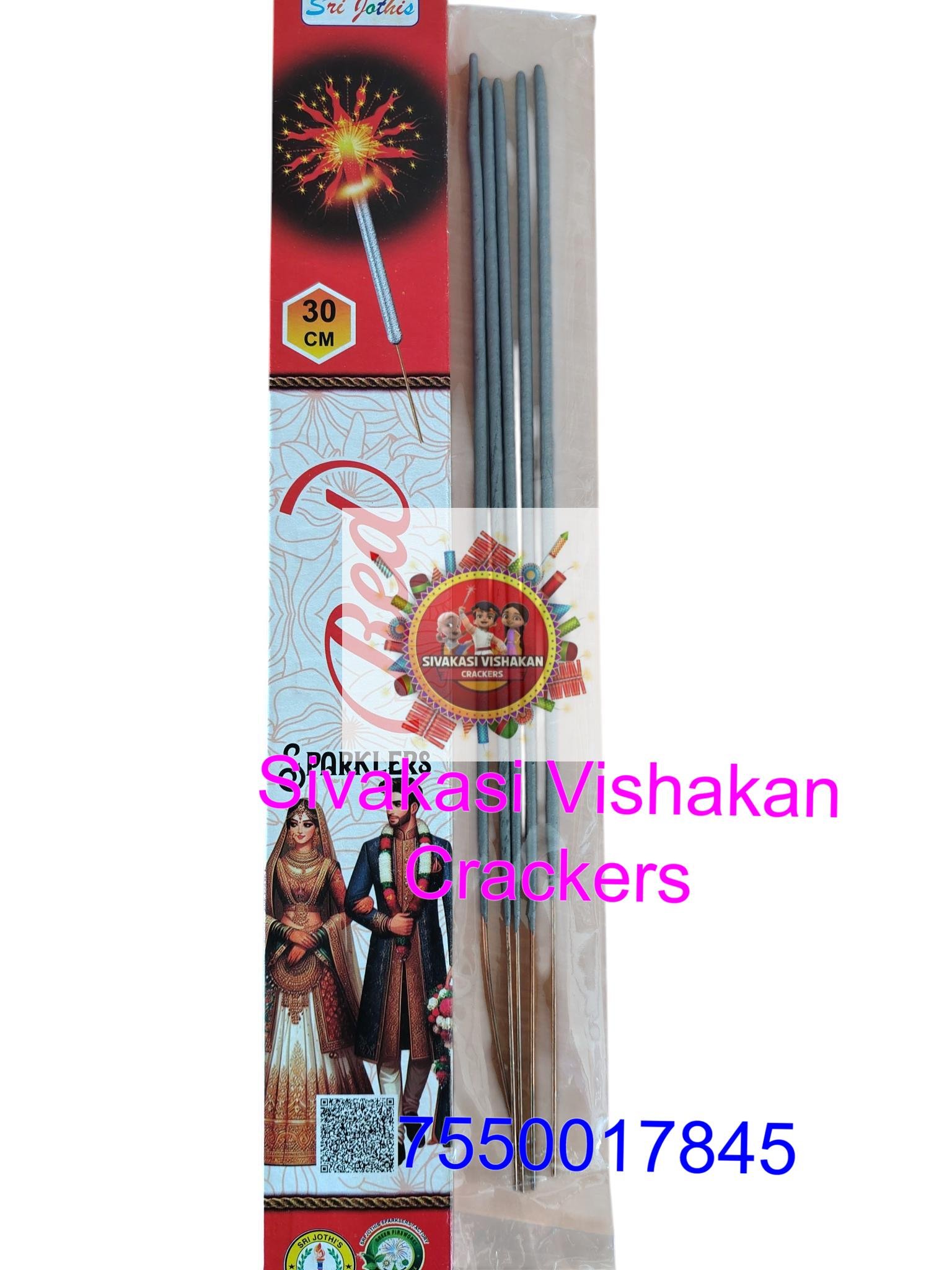 30 CM Red Sparklers