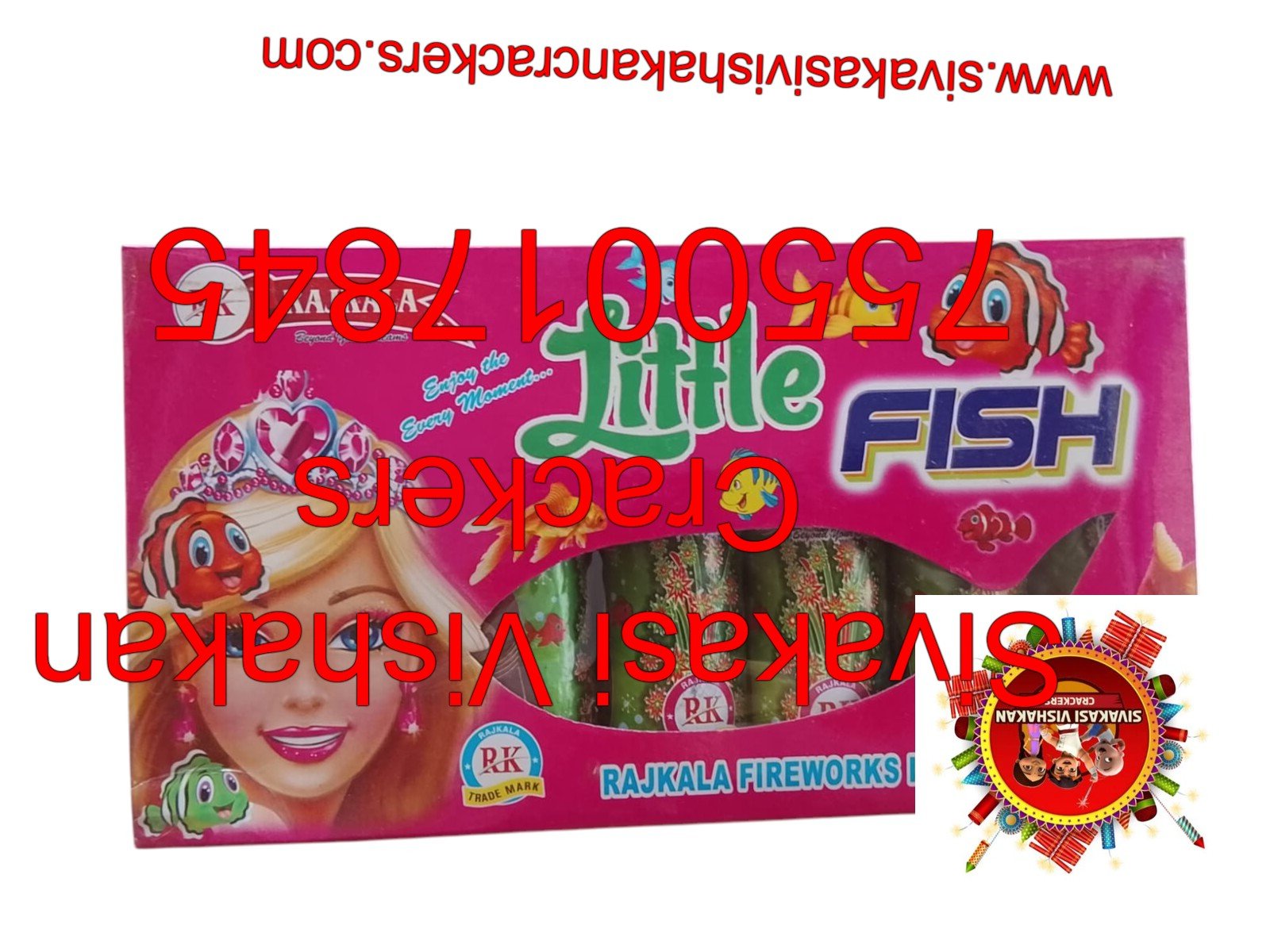 Little Fish ( Multi color  Crackling)