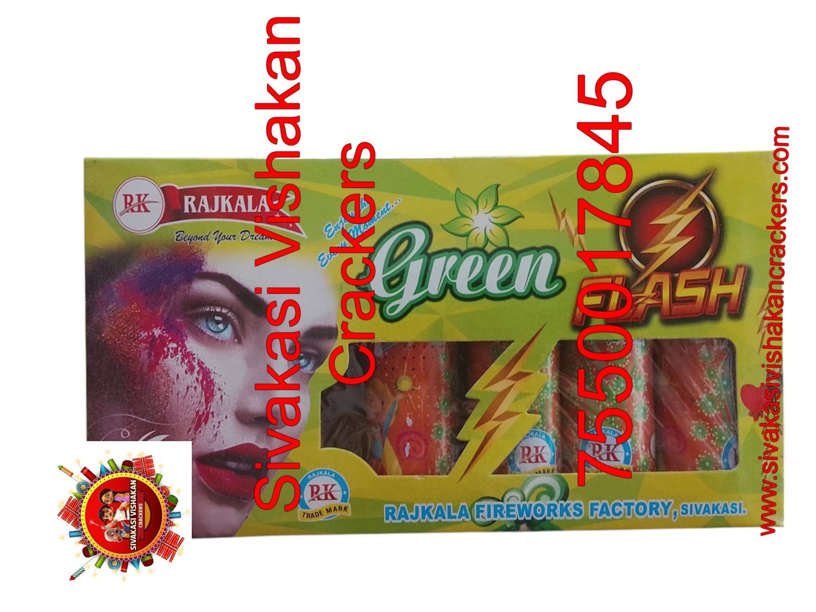 Green Flash ( Green Crackling)