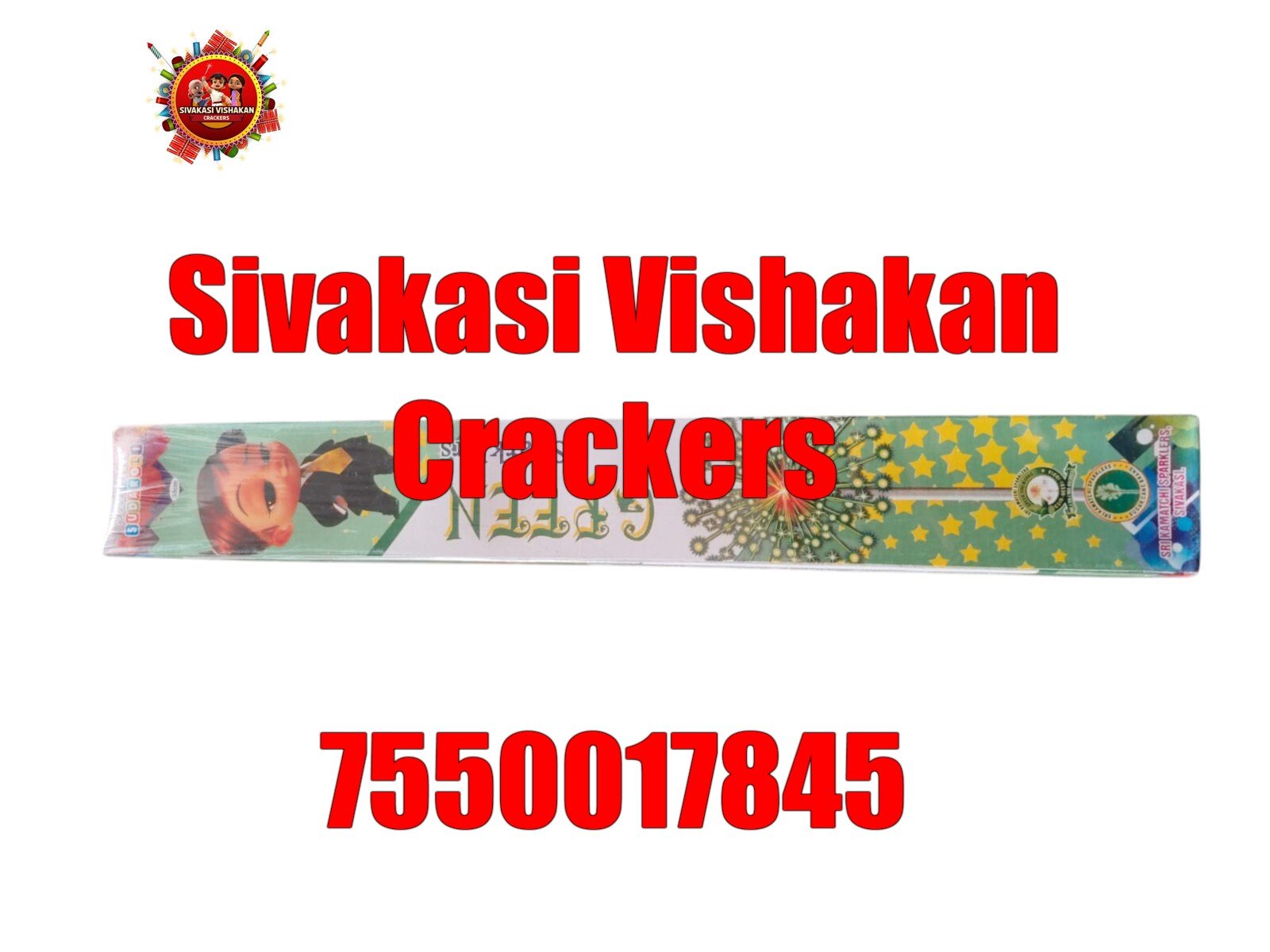 30 CM Green Sparklers